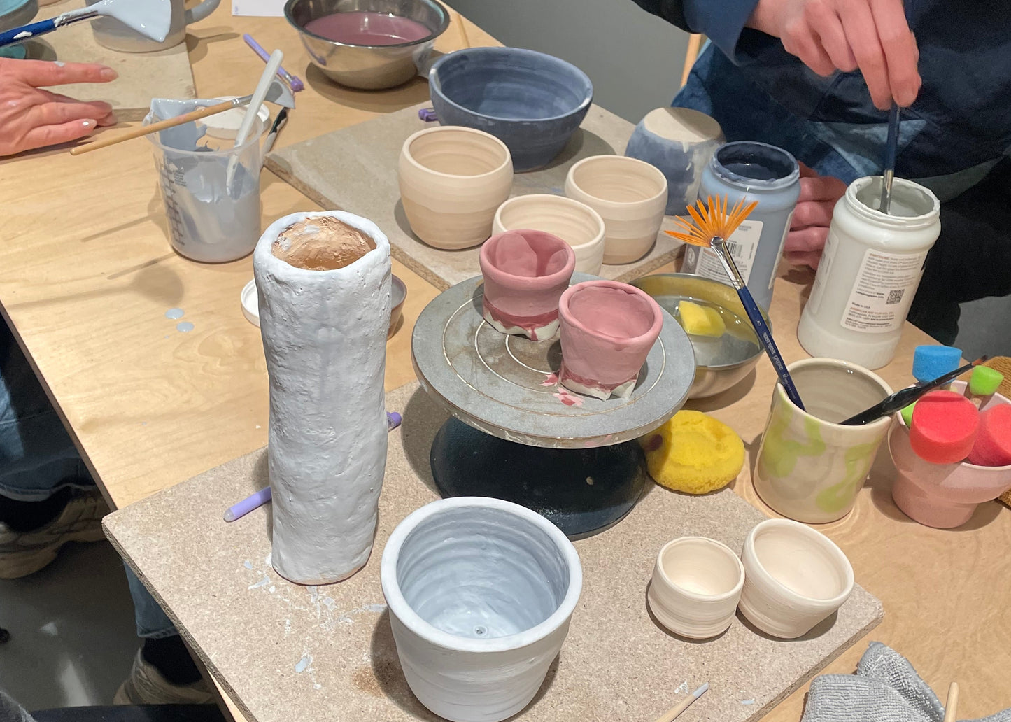 Glazing tricks and combinations: brush-on glazes