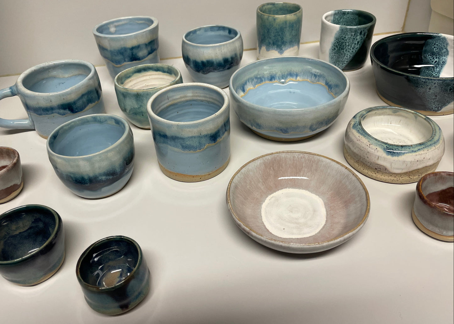Glazing tricks and combinations: brush-on glazes